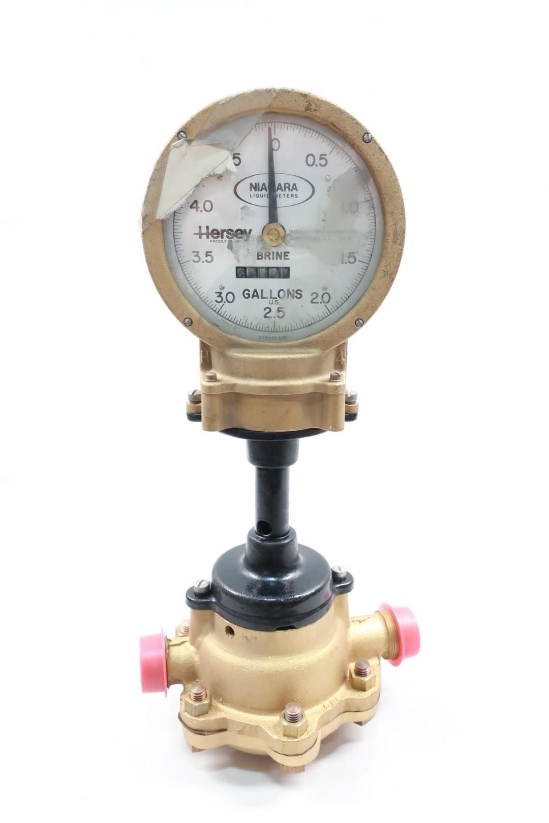 HERSEY LIQUID FLOW METER 0-5GAL 1-1/4IN NPT