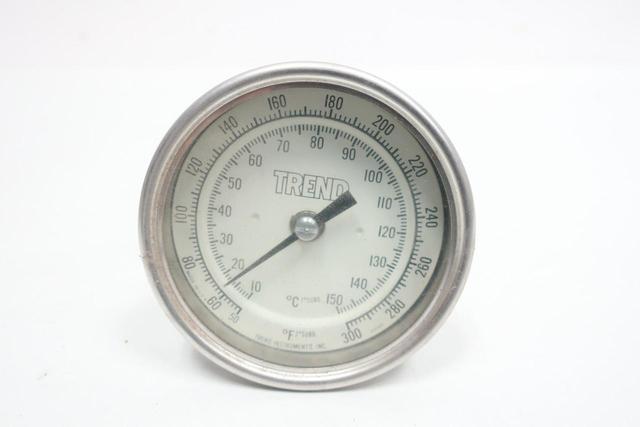 TREND 32 BIMETAL THERMOMETER 3IN 4IN 50-300F/10-150C 1/2IN NPT
