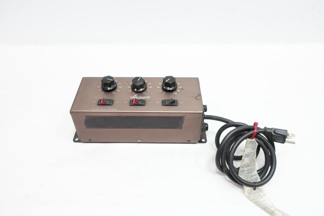 VIBROMATIC T3115-R VIBRATORY FEEDER CONTROL 15A AMP 120V-AC