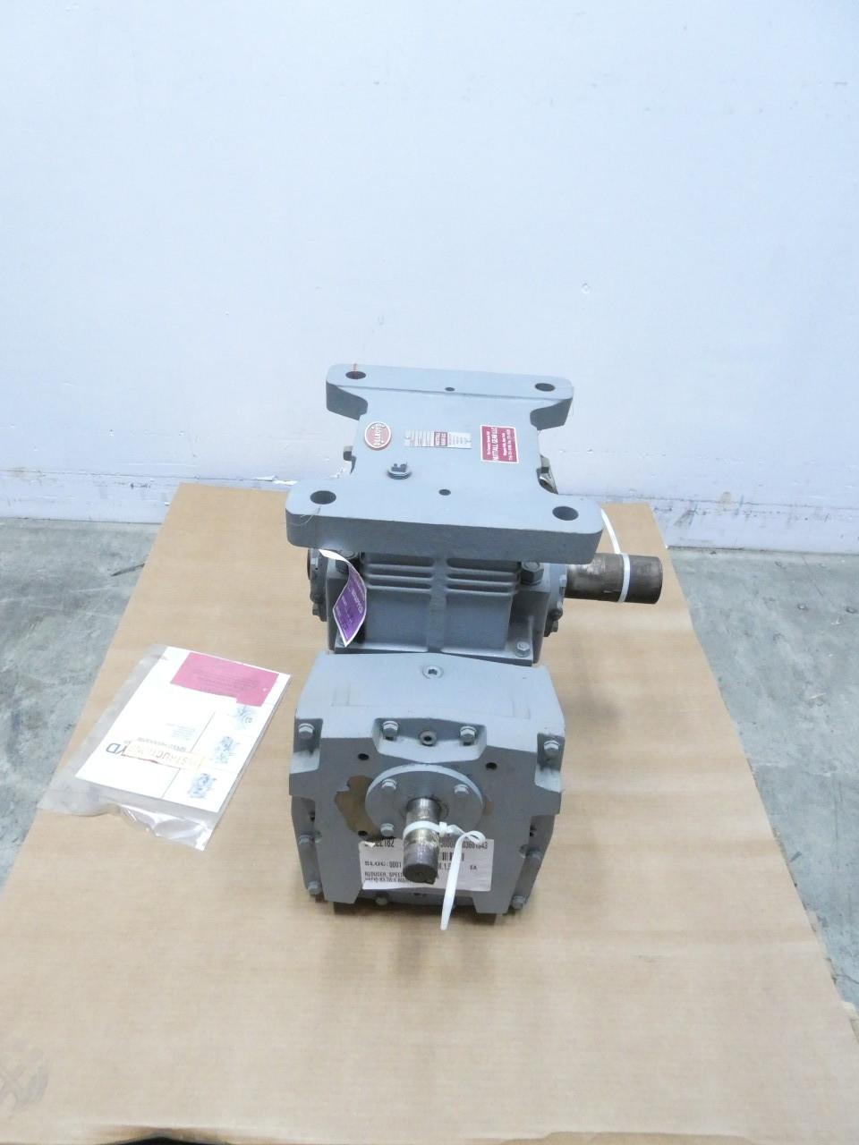 DELROYD HE70-S17 RIGHT ANGLE GEAR REDUCER 83.78:1