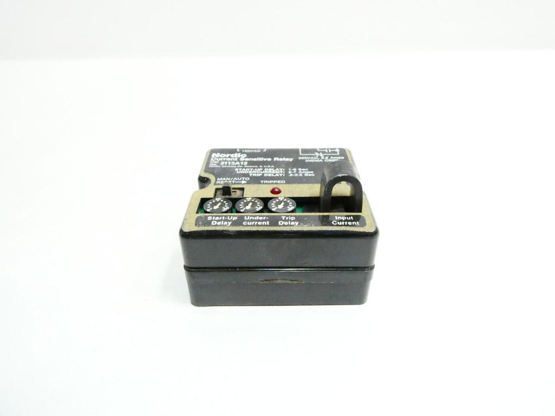 NORDIC 3113A12 CURRENT SENSITIVE RELAY 120/250V-AC