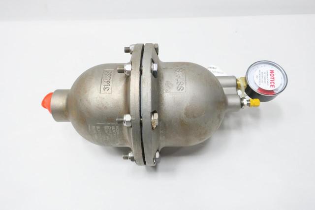 BLACOH CT3020T-ON STAINLESS PULSATION DAMPENER 150PSI 3/4IN NPT