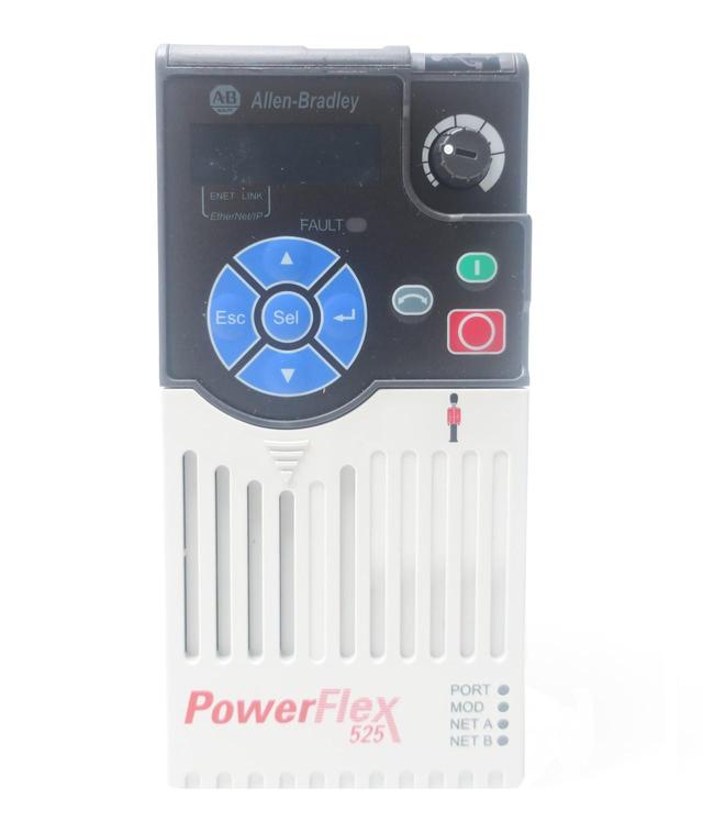 ALLEN BRADLEY 25B-D6P0N104 POWERFLEX 525 AC VFD DRIVE 0-460V-AC 0-500HZ 3HP