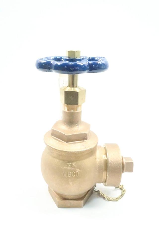 NIBCO 47S7 MANUAL BRONZE FIRE HOSE VALVE 2-1/2IN NPT