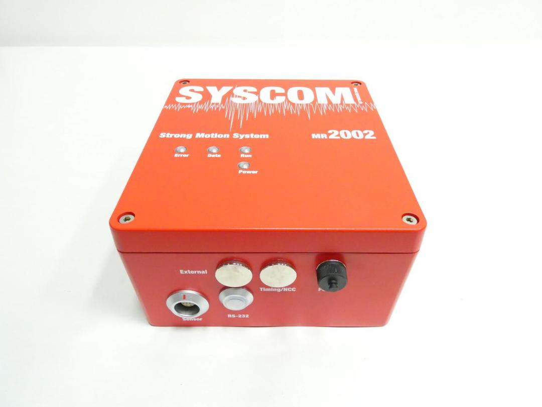 SYSCOM MR2002-SM24K STRONG MOTION RECORDER 10-36V-DC