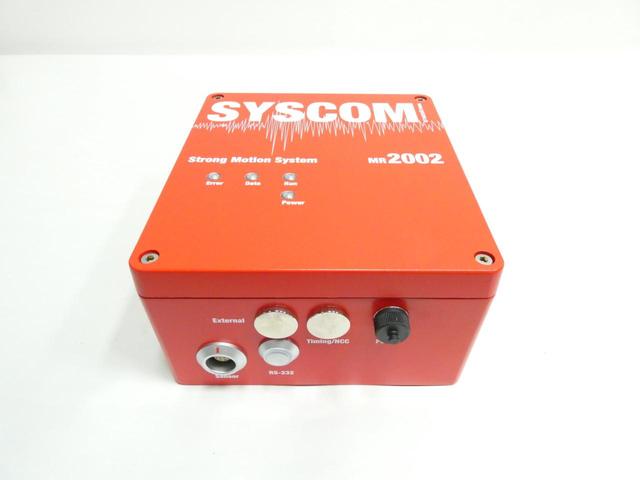 SYSCOM MR2002-SM24K STRONG MOTION RECORDER 10-36V-DC