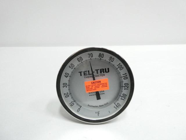 TEL-TRU AA575R BIMETAL THERMOMETER 4IN 0-140F 1/2IN NPT
