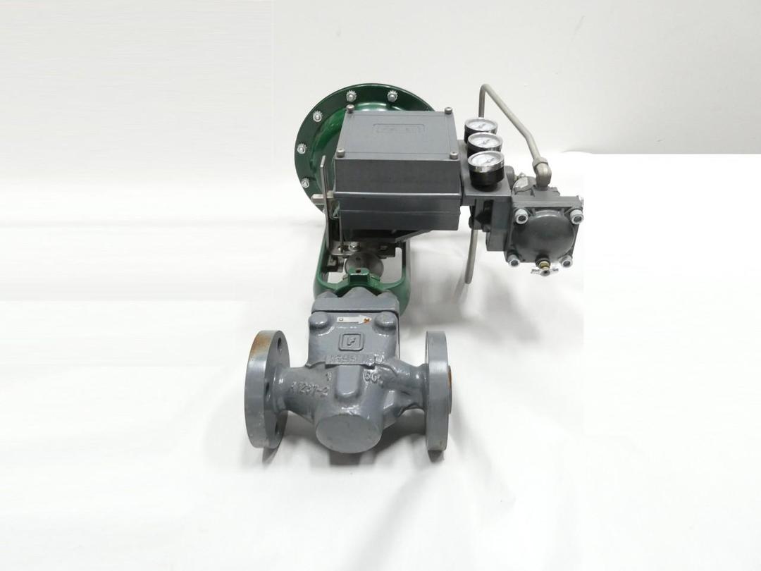 FISHER EZ 667 3582G PNEUMATIC STEEL FLANGED CONTROL VALVE 1IN