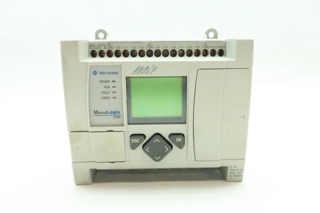 ALLEN BRADLEY 1763-L16BWA MICROLOGIX 1100 16 POINT CONTROLLER MODULE SER A