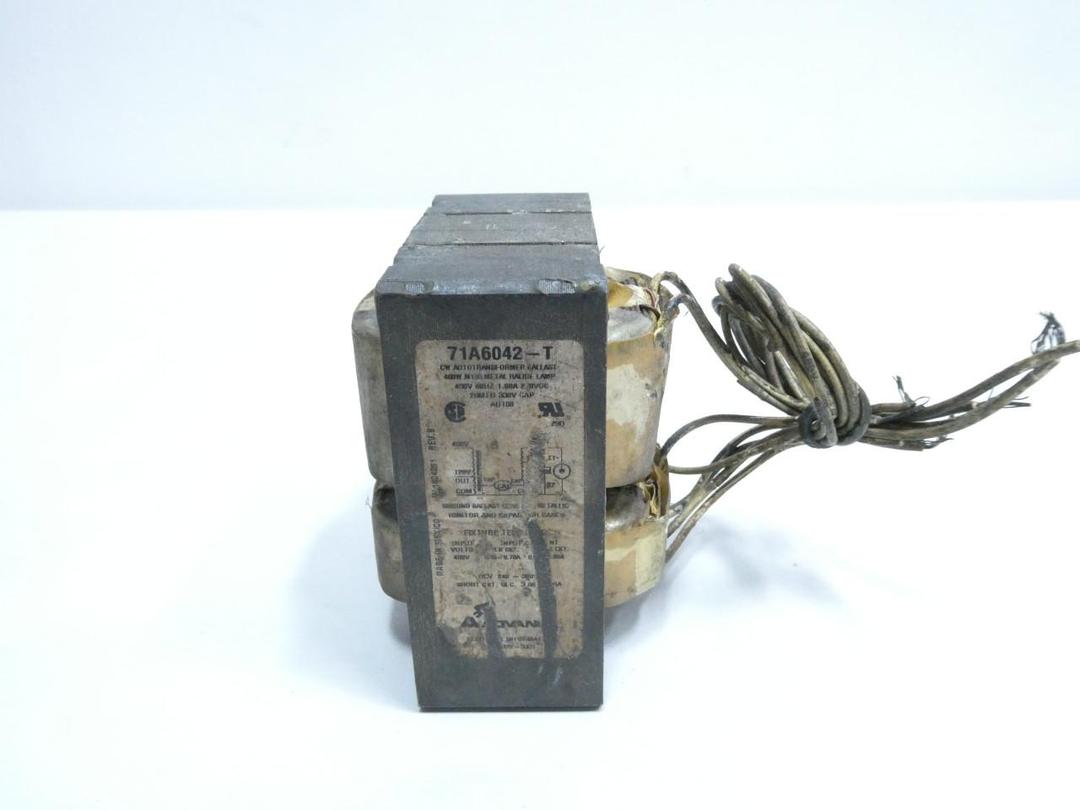 ADVANCE 71A6042-T METAL HALIDE BALLAST 400W 480V-AC 270V-DC