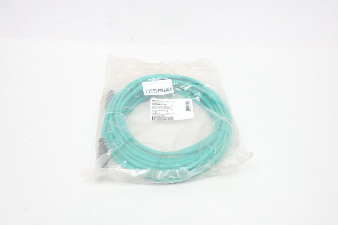 BRAD CONNECTIVITY 1300480104 E11A06004M100 4P D-CODED M/M STR CABLE 10M