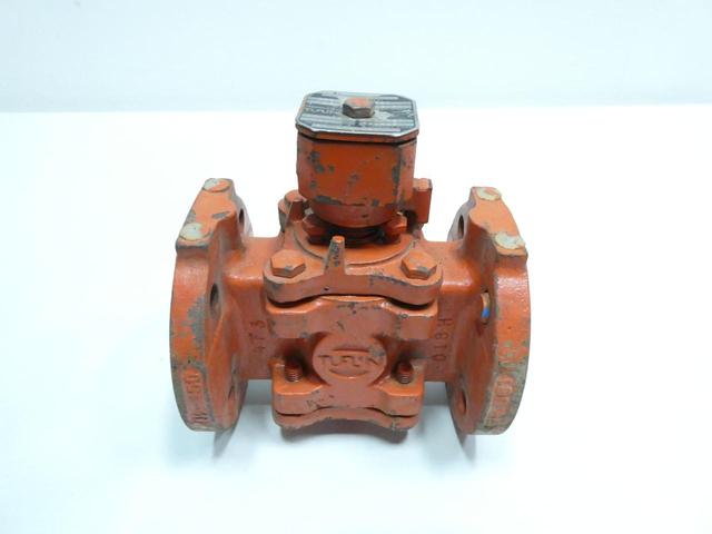 TUFLINE 061 93A383 IRON FLANGED PLUG VALVE 1-1/2IN 150