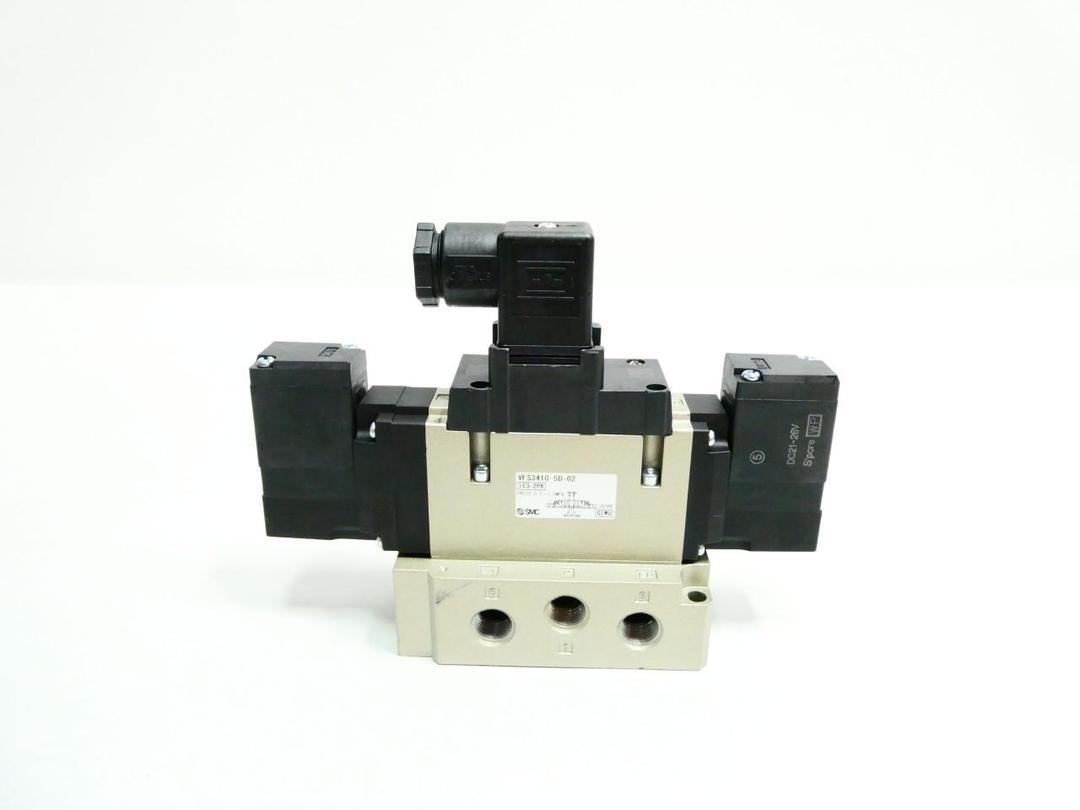 SMC VFS3410-5D-02 PNEUMATIC SOLENOID VALVE 21-26V-DC 1/4IN NPT 1MPA