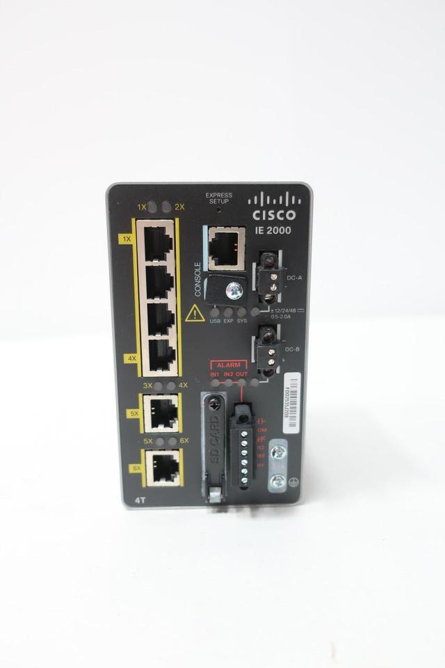 CISCO IE-2000-4T-L INDUSTRIAL ETHERNET SWITCH 24/48V-DC