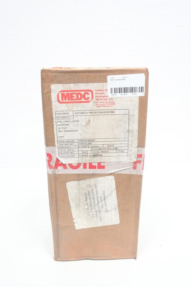 MEDC HD1BE450NN EXPLOSION PROOF HEAT DETECTOR