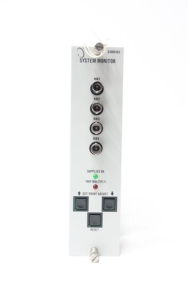 BENTLY NEVADA 3300/03-01-00 SYSTEM MONITOR MODULE