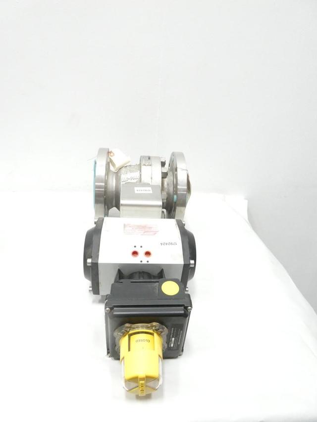 VELAN 00413-SSG 2004AN M148 DA/DLS PNEUMATIC STAINLESS CONTROL VALVE 4IN 150