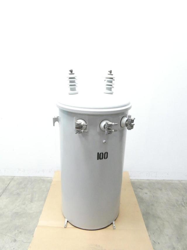 GE HS 7101AB0080SA1 1PH OIL FILLED TRANSFORMER 100KVA 13200V-AC 120/240V-AC