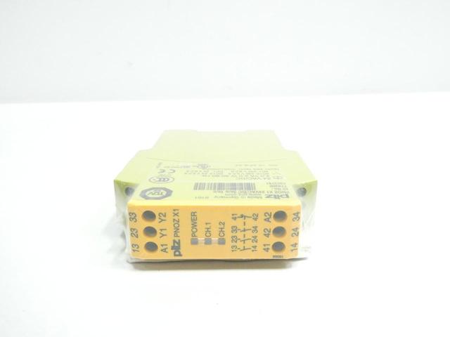 PILZ PNOZX124VAC/DC3N/01N/C SAFETY RELAY 24V-DC