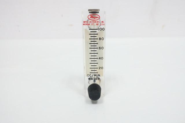 DWYER VFA-33-SSV VISI-FLOAT VARIABLE AREA FLOW METER 0-100CC/MIN 1/8IN NPT