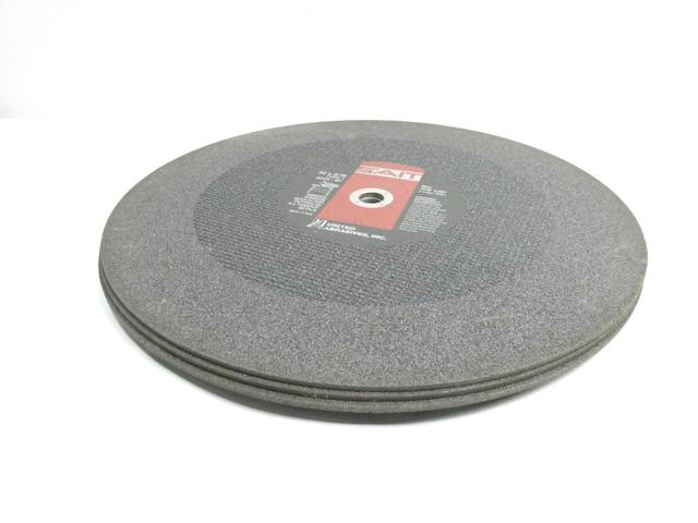 BOX OF 5 UNITED ABRASIVES 24091 SAIT  A24N-BF GRINDING WHEEL 20IN 3/16IN 1IN