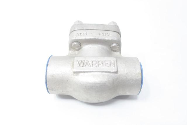 WARREN 803HF-S 800 STAINLESS SOCKET WELD CHECK VALVE 1-1/4IN
