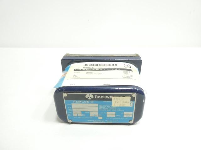 ROCKWELL 25C-4 RAMCON ELECTRIC VALVE ACTUATOR 115V-AC