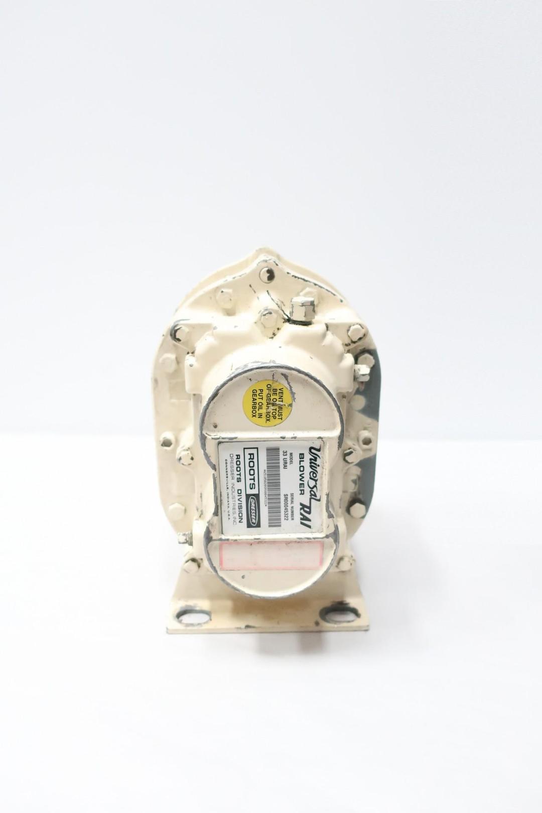 DRESSER ROOTS 33 URAI UNIVERSAL ROTARY POSITIVE DISPLACEMENT BLOWER
