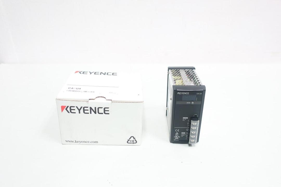 KEYENCE CA-U4 100-240V-AC 6.5A AMP 24V-DC AC TO DC POWER SUPPLY