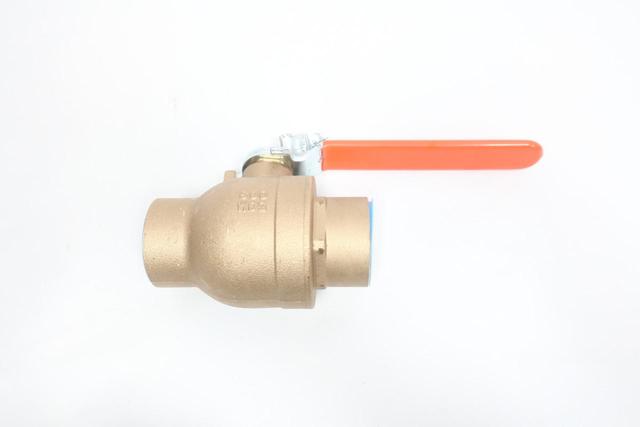 CRANE F9222 MANUAL BRASS BALL VALVE 2IN SOLDER