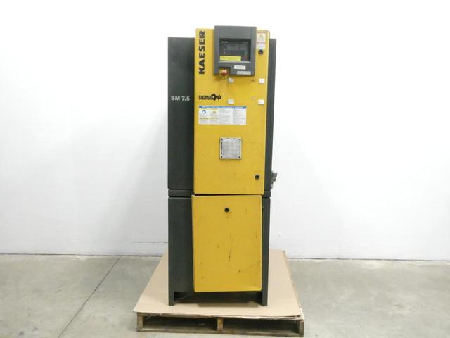 KAESER AIRCENTER SM 7.5 3PH 7.5HP 125PSI 575V-AC SCREW AIR COMPRESSOR
