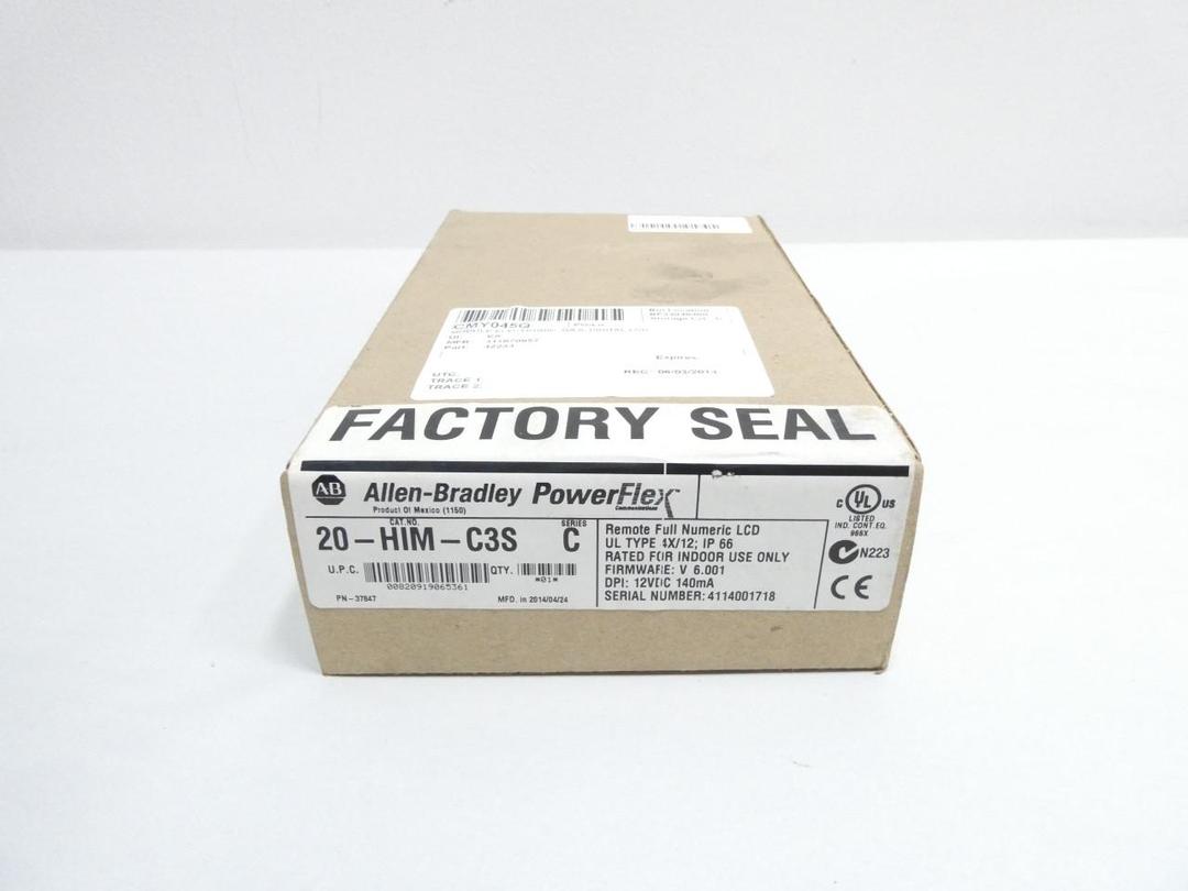 ALLEN BRADLEY 20-HIM-C3S REMOTE LCD PROGRAMMING TERMINAL SER C