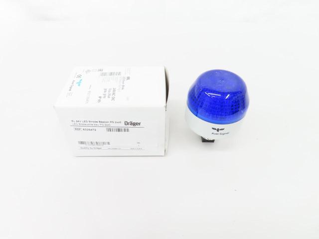AUER 802105405 BLUE LED-STEADY FLASHING LIGHT 24V-AC/DC