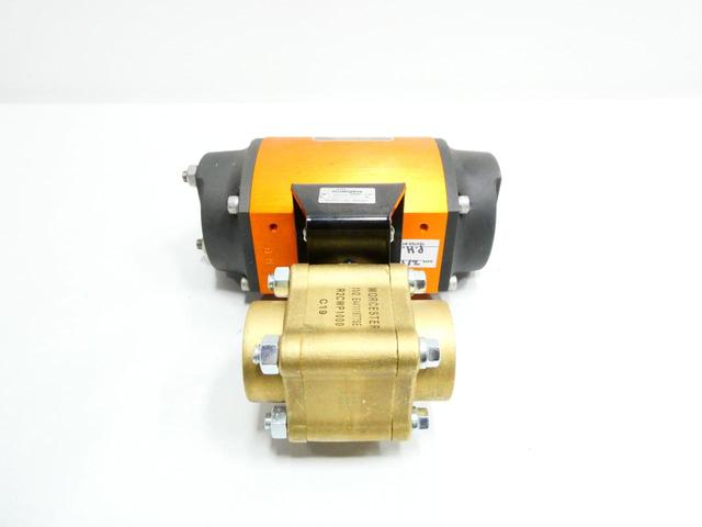 WORCESTER 11/2 E441116TTSE PNEUMATIC BRASS THREADED BALL VALVE 1-1/2IN NPT