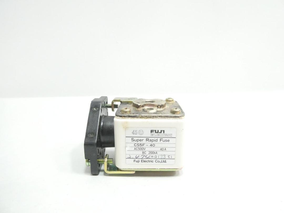 FUJI CS5F-40 SUPER RAPID FUSE 40A AMP 500V-AC
