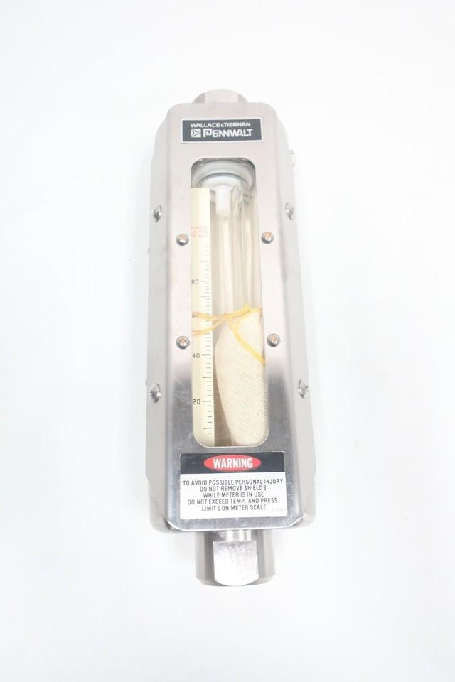 WALLACE & TIERNAN 5210B02B12XXB VARIABLE AREA FLOW METER 0-96CUFT/MIN 3/4IN NPT