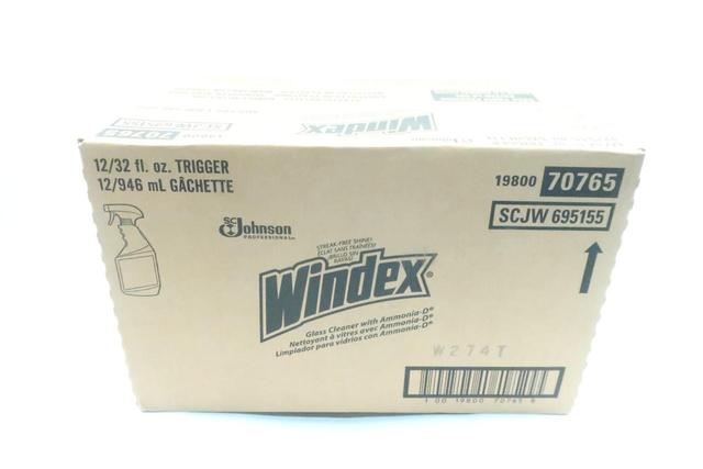 BOX OF 12 SC JOHNSON 19800 70765 WINDEX MULTI-SURFACE STREAK FREE CLEANER 32OZ