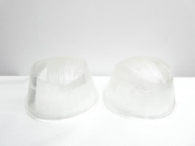 BOX OF 2 HOLOPHANE 4513-AS GLASS REFRACTOR