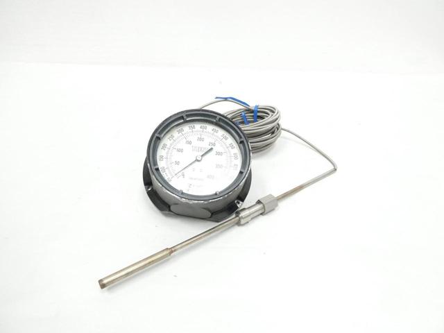 TREND R45BB587 GAS ACTUATED THERMOMETER 4-1/2IN 25FT 50-750F