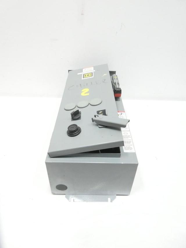 SQUARE D 8538SCA21V02S SIZE 1 COMBINATION STARTER 120V-AC 10HP