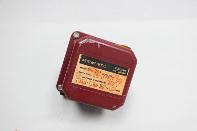 MARPAC 805DA4 ELECTRIC VALVE ACTUATOR 115V-AC