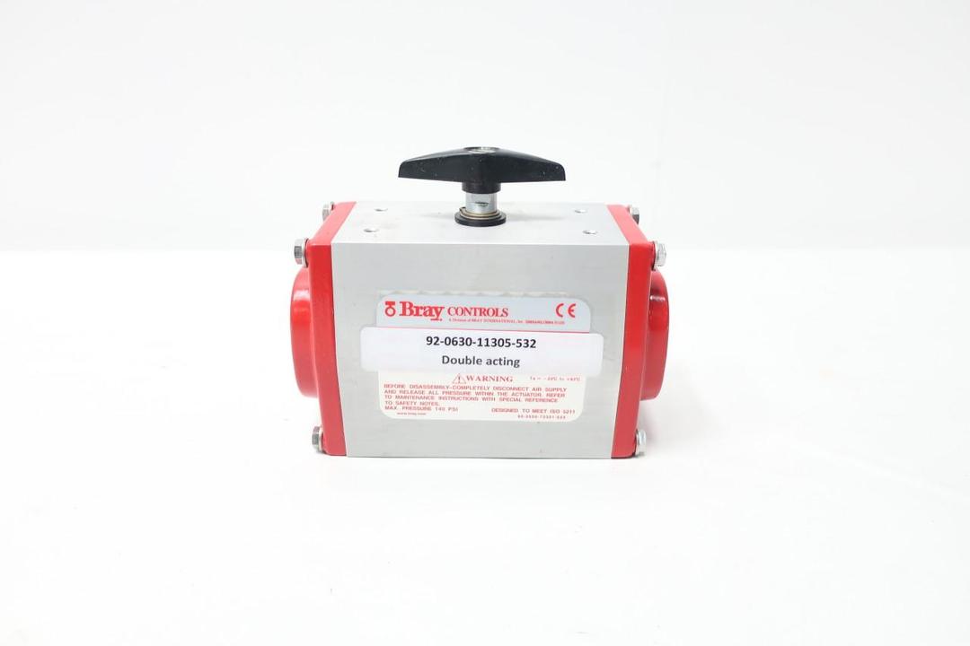 BRAY 92-0630-11305-532 DOUBLE ACTING PNEUMATIC VALVE ACTUATOR