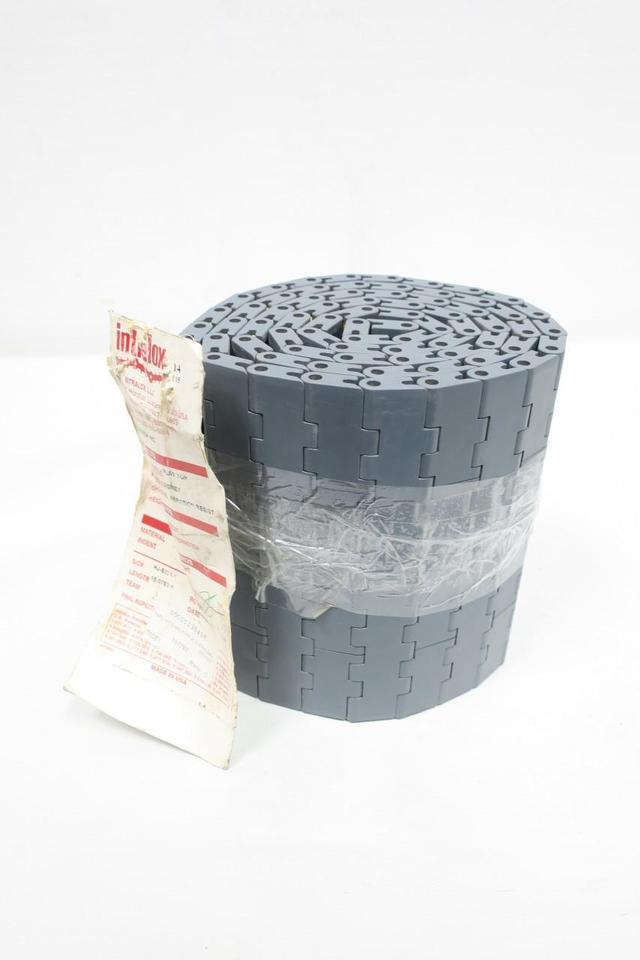 INTRALOX SERIES 1400 GRAY FLAT TOP CONVEYOR CHAIN 15.075FT 8IN