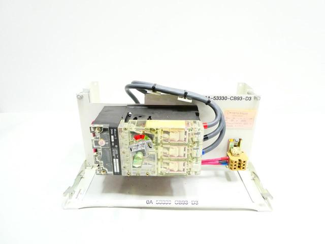 KLOCKNER MOELLER NZM 6B-63 ZM6A-15-NA FEEDER BREAKER 600V-AC 3PH 15A AMP