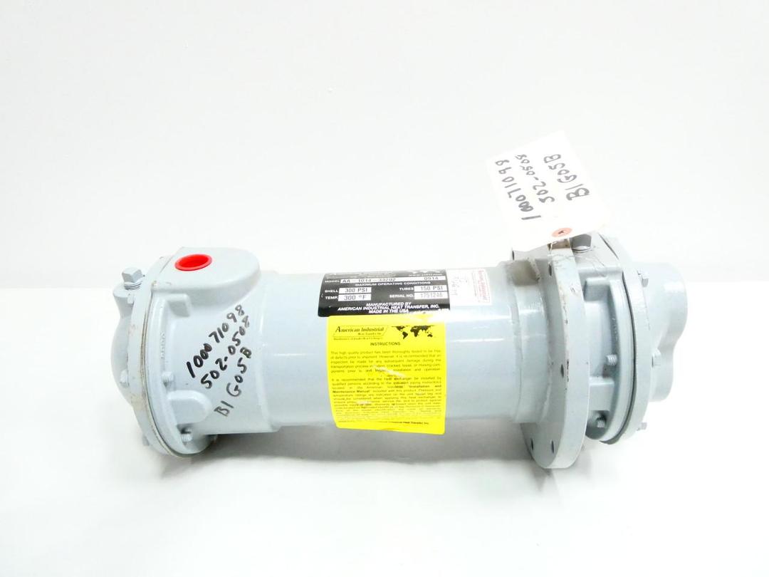 AMERICAN INDUSTRIAL AA-1014-33202 SHELL/TUBE HEAT EXCHANGER 3/4IN 1-1/2IN NPT