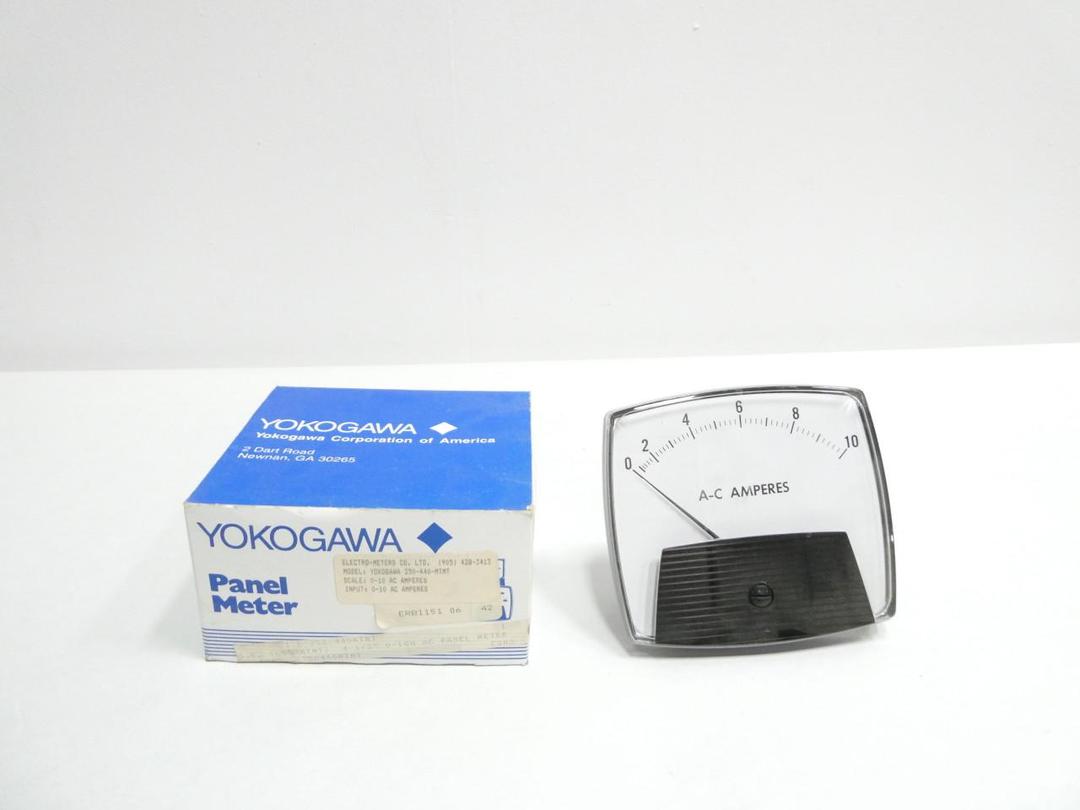 YOKOGAWA 250-440-MTNT AMMETER 0-10A AMP
