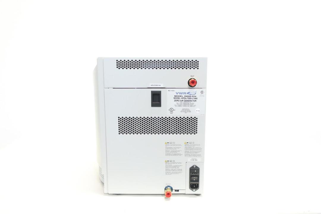 VWR INTERNATIONAL 26000-024 HPZA-7000-L1466 ZERO AIR GENERATOR 7.0L/MIN 1/4IN