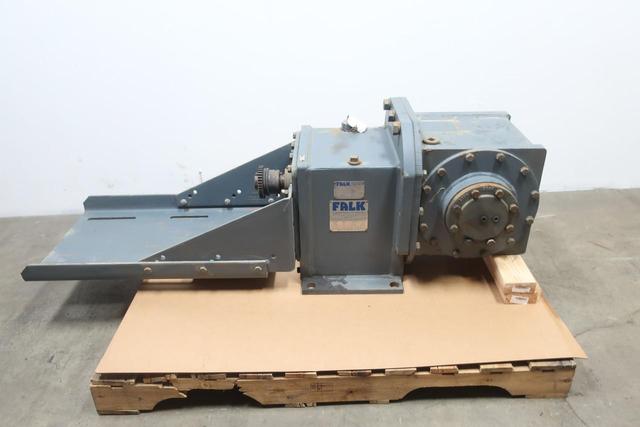 FALK 402-1060FZB3 RIGHT ANGLE SPEED REDUCER ENCLOSED GEAR DRIVE 40HP 13.85:1