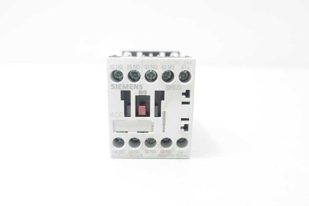 SIEMENS 3RH1140-1BB40 CONTACTOR RELAY 24V-DC