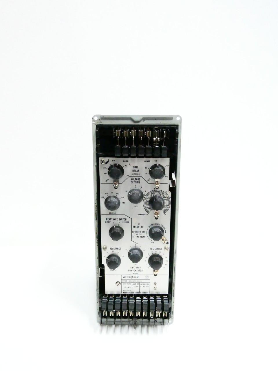 WESTINGHOUSE 392B495A09 VOLTAGE REGULATING TIME DELAY RELAY